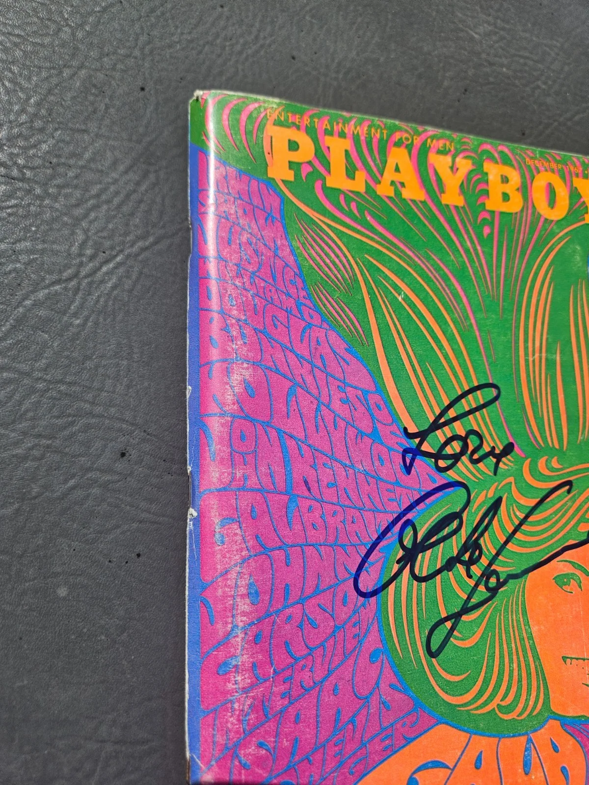 December 1967 ELKE SOMMER PLAYBOY Full Mag COA Signed Auto In-Person, image 3