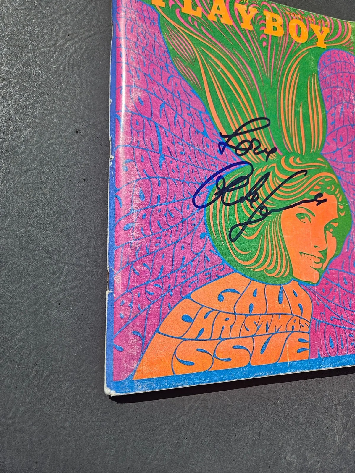 December 1967 ELKE SOMMER PLAYBOY Full Mag COA Signed Auto In-Person, image 5