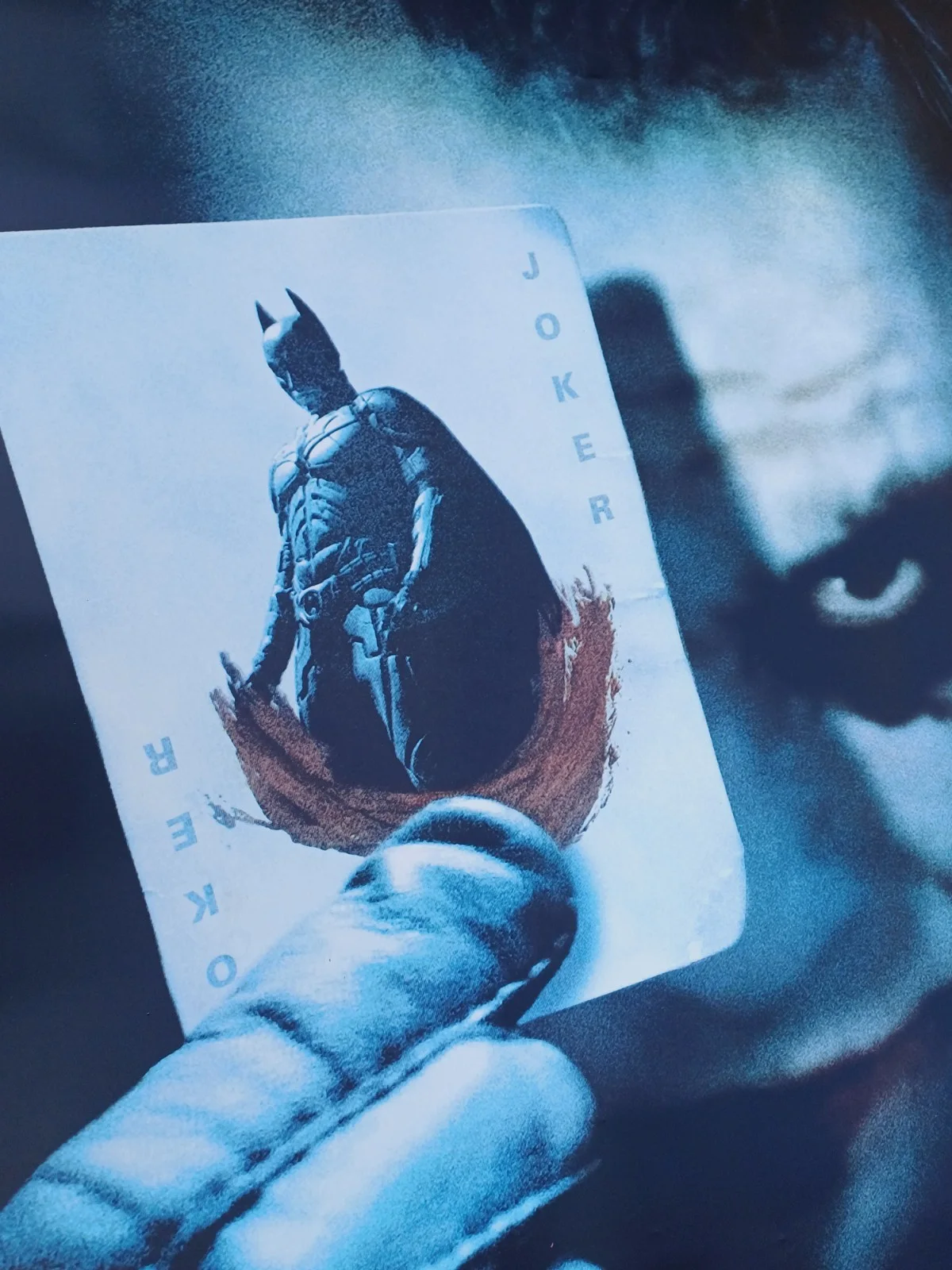July 2008 - 1st Joker Card advance teaser cinema Banner 8 ft 5 ft Dark Knight, изображение 3