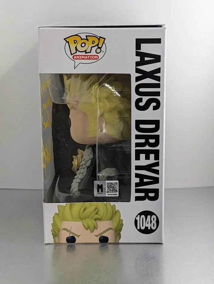 Patrick Seitz — Patrick Seitz Signed Autographed Quoted Funko Pop #1048 LAXUS DREYAR Fairy Tail, изображение 2