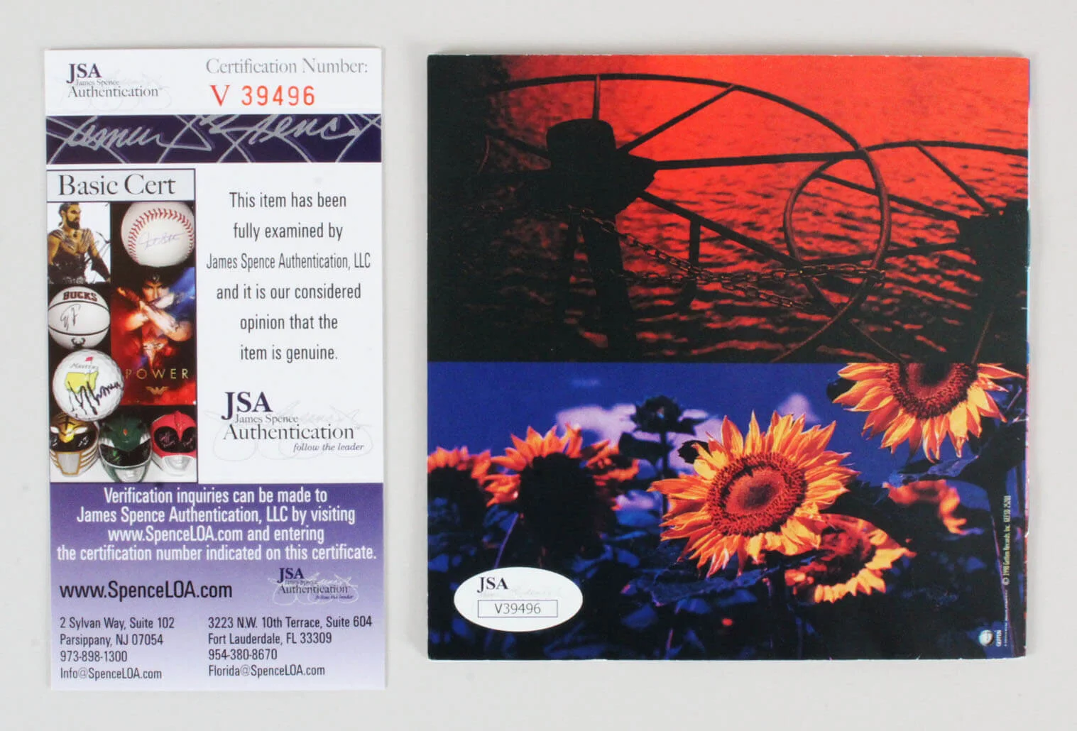 Cowboy Junkies Signed CD Cover - COA JSA, image 4