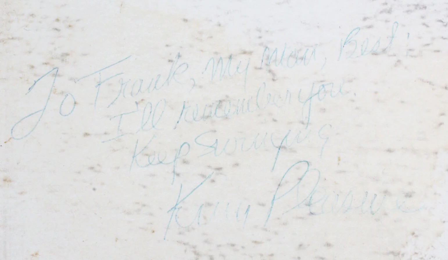 King Pleasure Sings Autographed Signed & Inscribed Album Cover, image 2