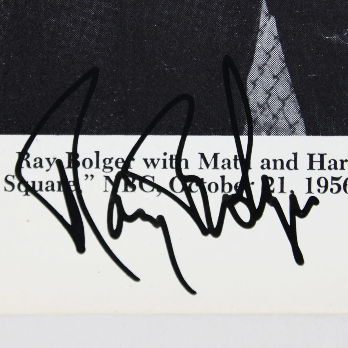 Ray Bolger Signed Photo - COA JSA, image 2