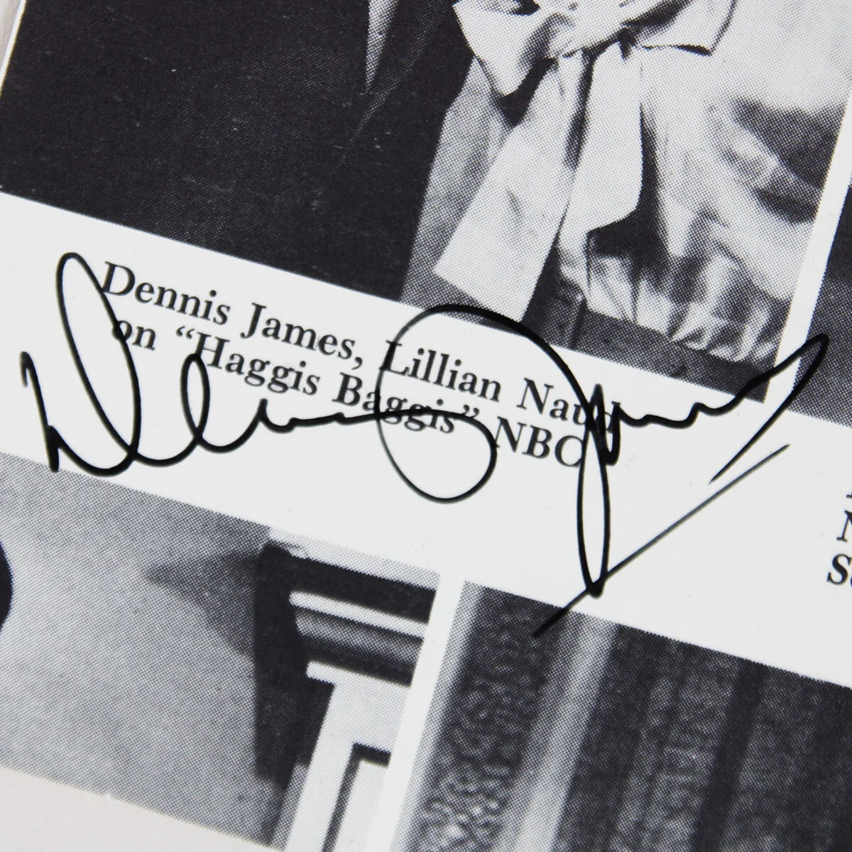 Una Merkel & Dennis James Signed Photo - COA JSA, image 4