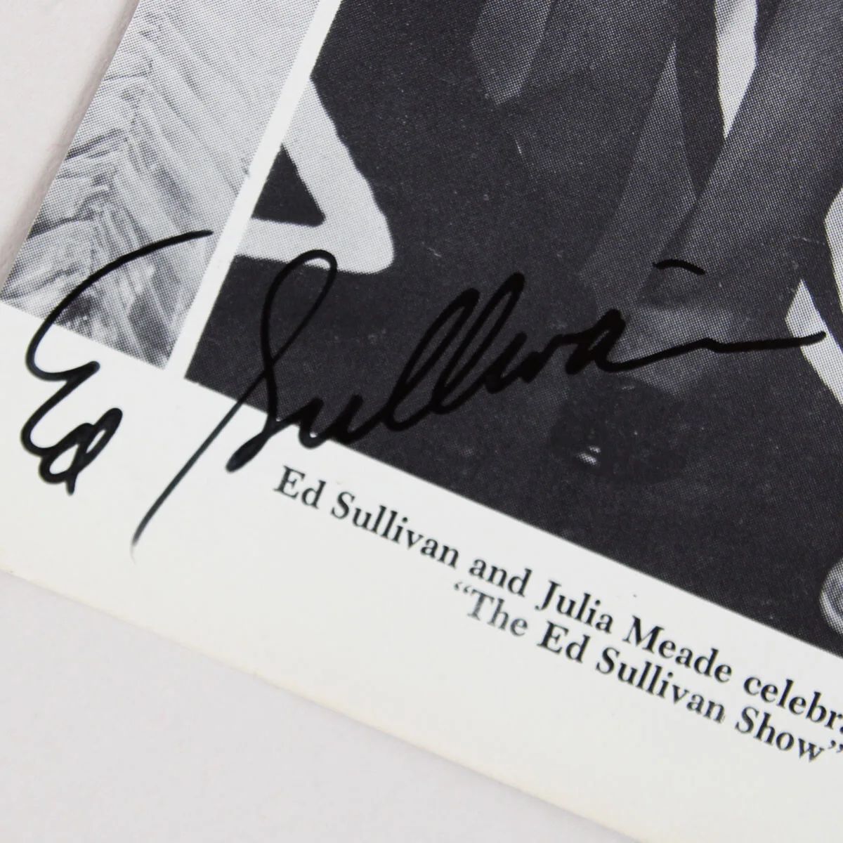 Ed Sullivan Signed Photo VINTAGE ERA - COA JSA, image 2