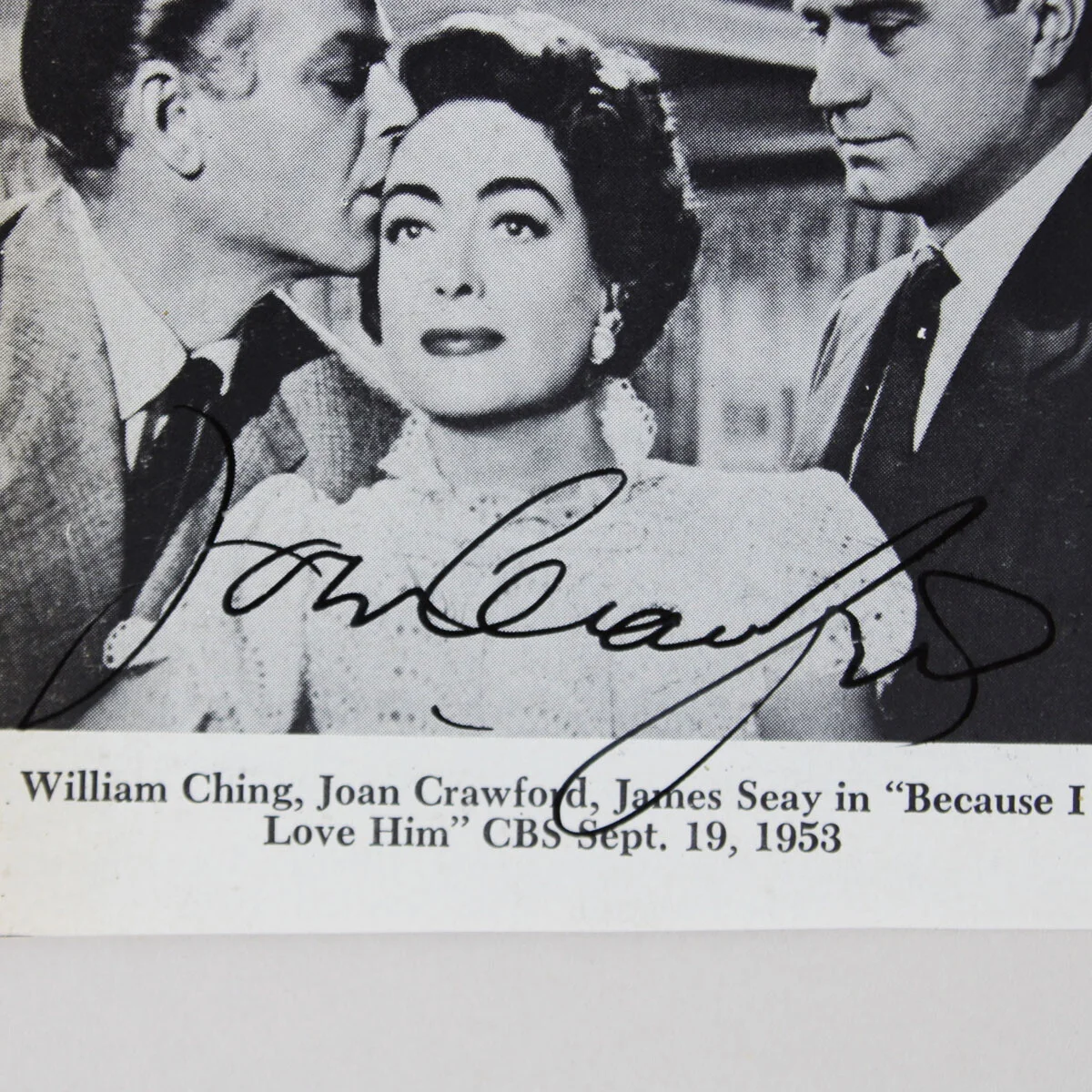 Joan Crawford Signed Photo with June Havoc - COA JSA, image 2