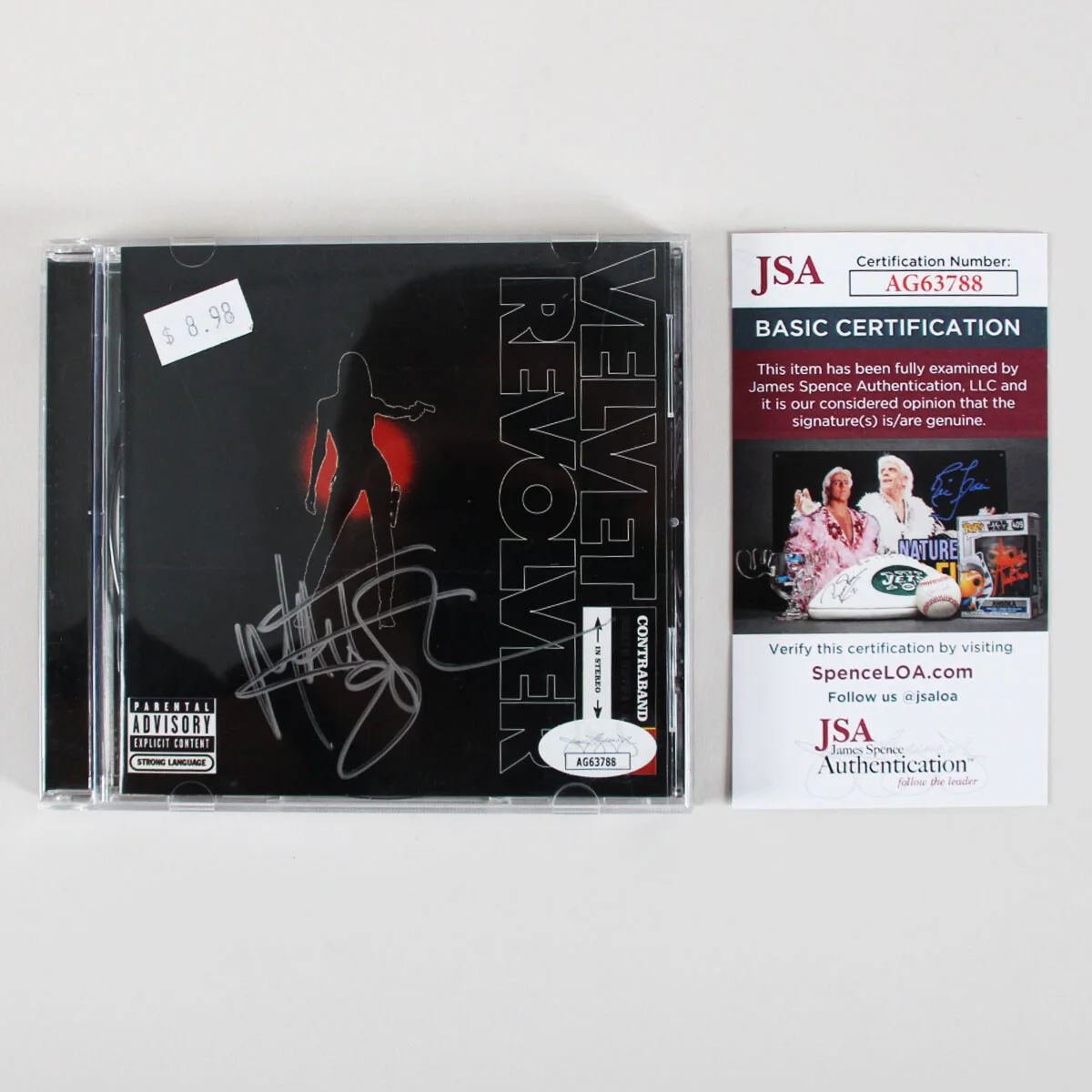 Matt Sorum Signed CD Velvet Revolver Contraband - COA JSA, image 5