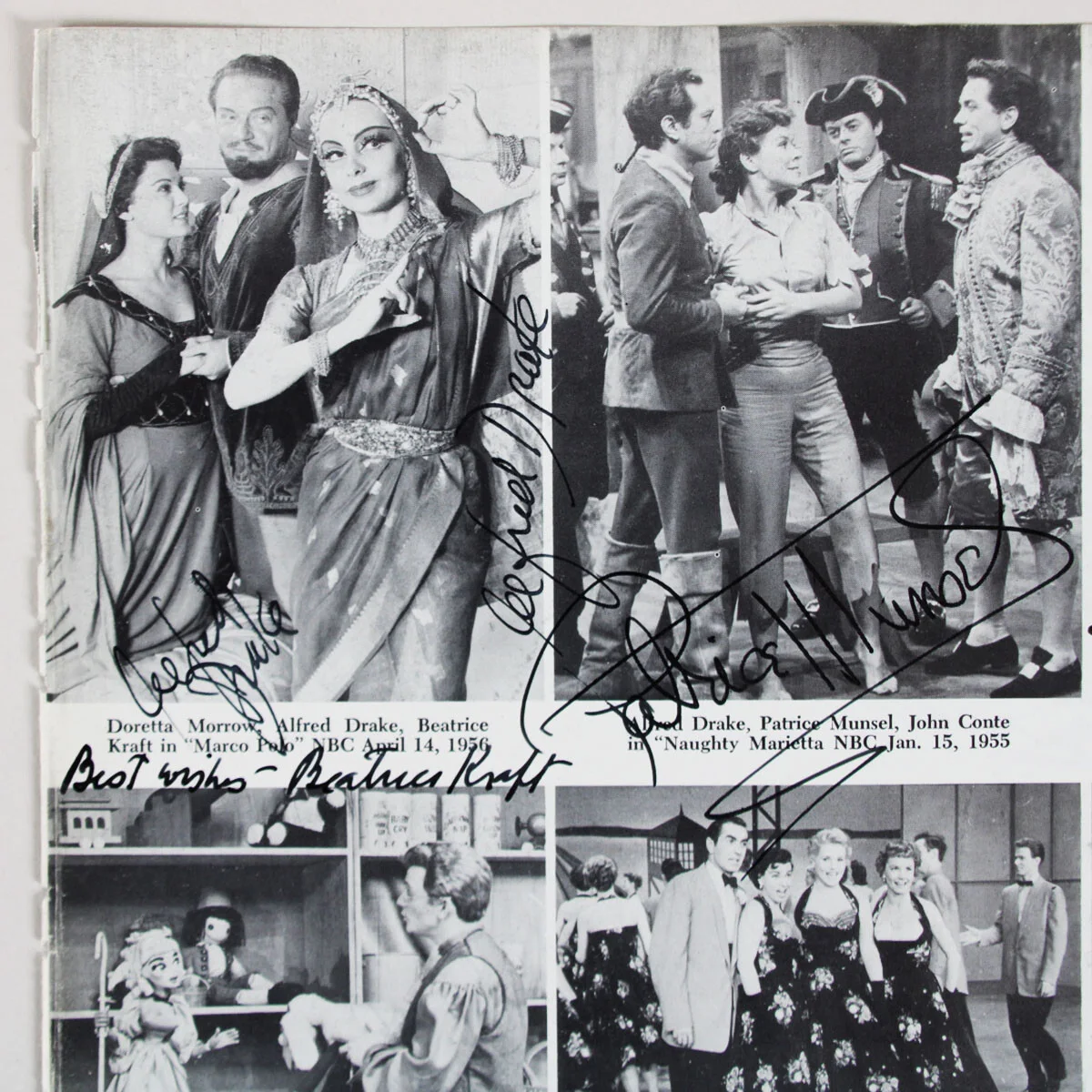 1959 Television Stars Signed Photo (21) Robert Sterling, Imogene Coca, etc. -..., изображение 2