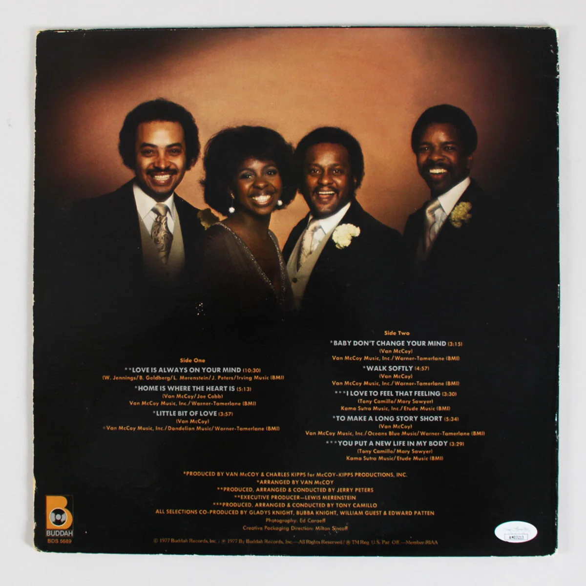 Gladys Knight Signed Record Album Still Together - COA JSA, image 5