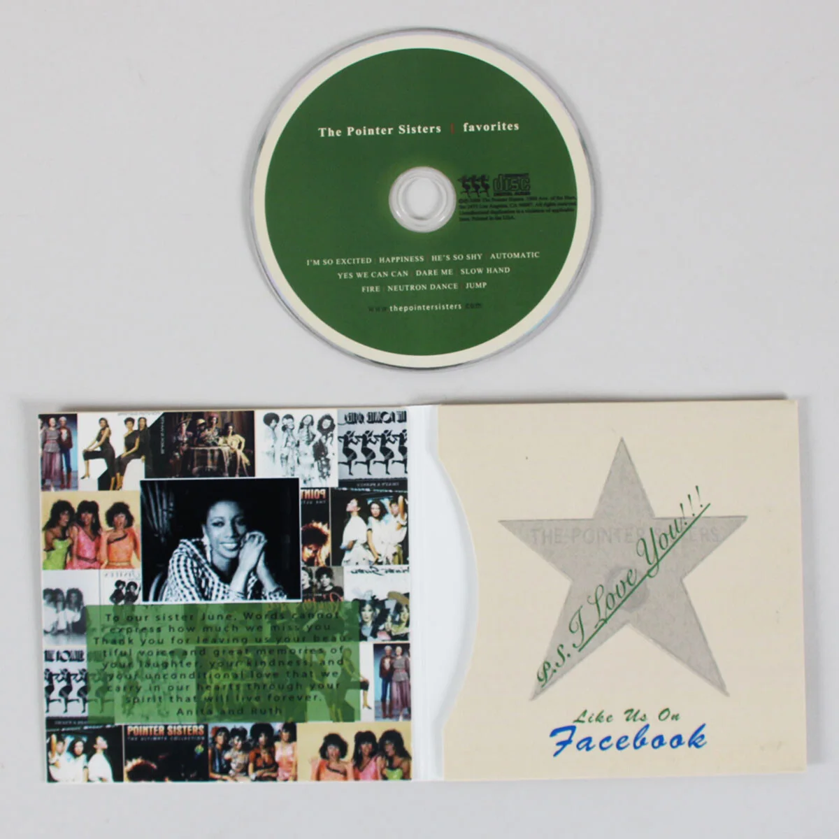 Pointer Sisters Signed CD Favorites Ruth Pointer, Sadako Pointer & Issa Point..., image 5