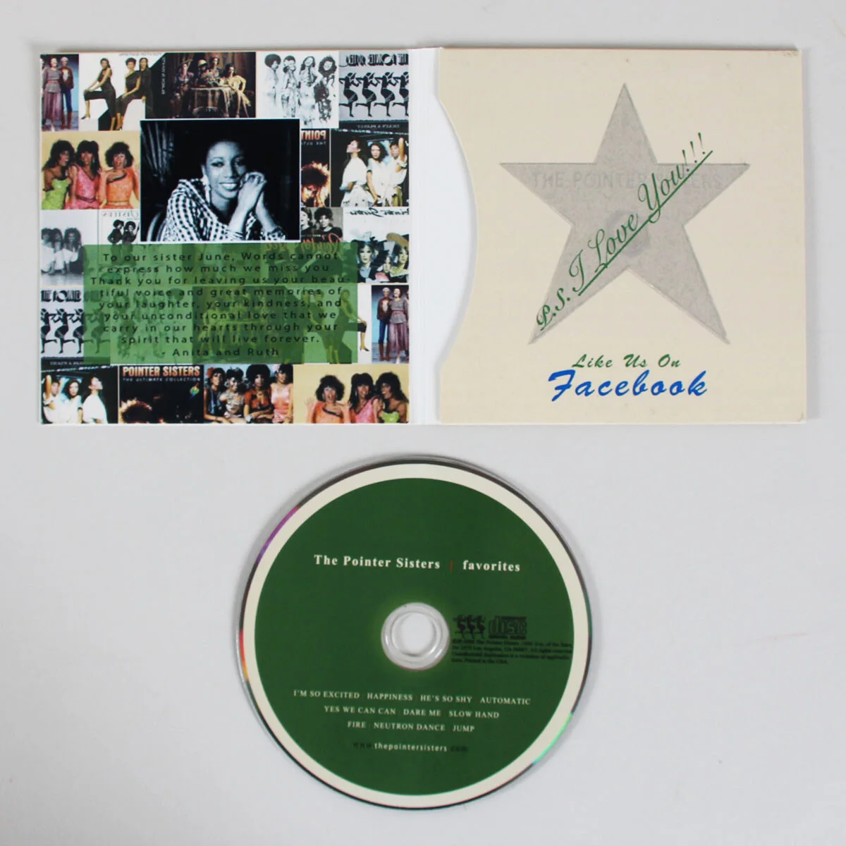 Pointer Sisters Signed CD Favorites Ruth Pointer, Sadako Pointer & Issa Point..., image 5