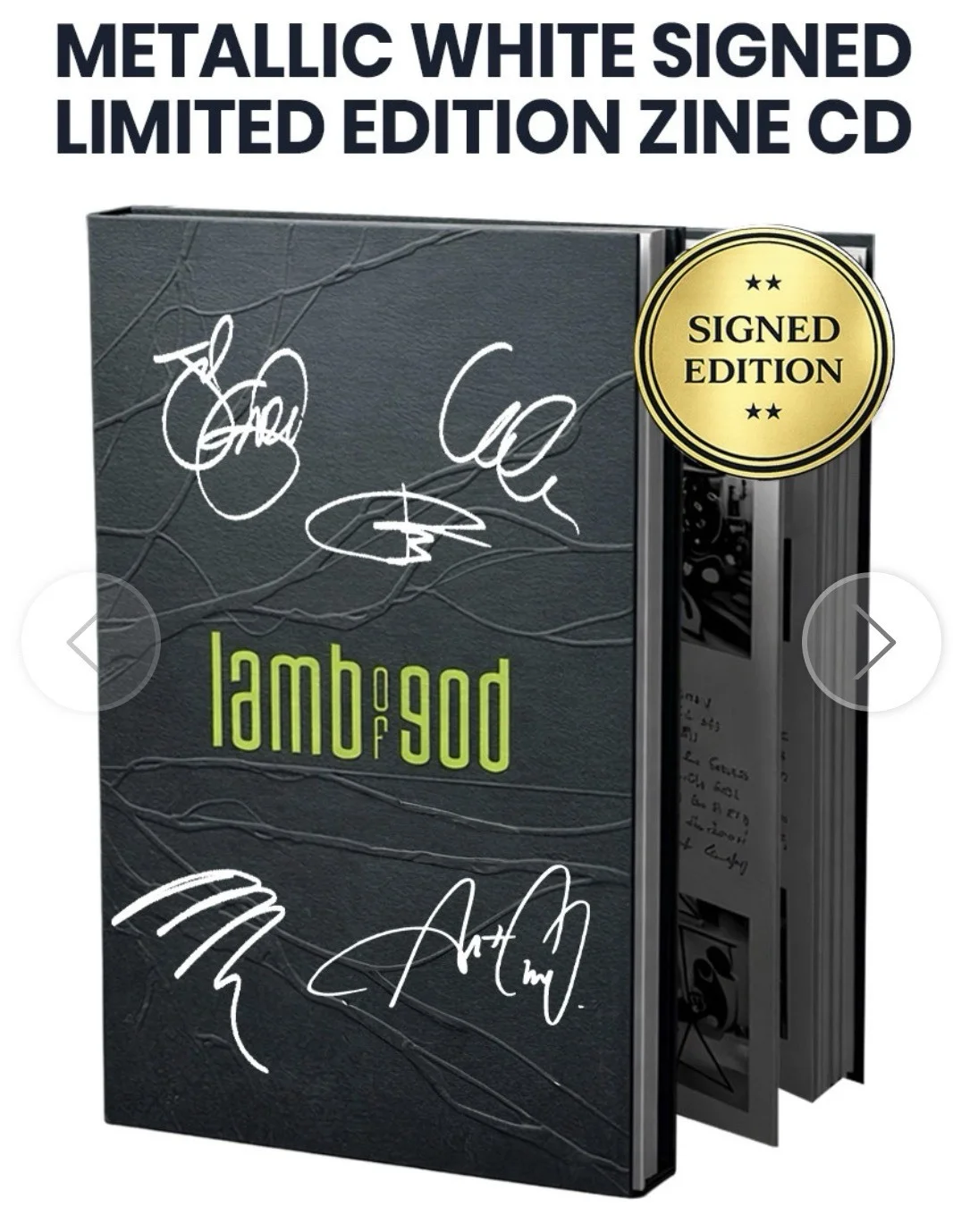 Lamb Of God SIGNED Zine CD AUTOGRAPHED Premiere Collectibles Exclusive SOLD OUT, изображение 5