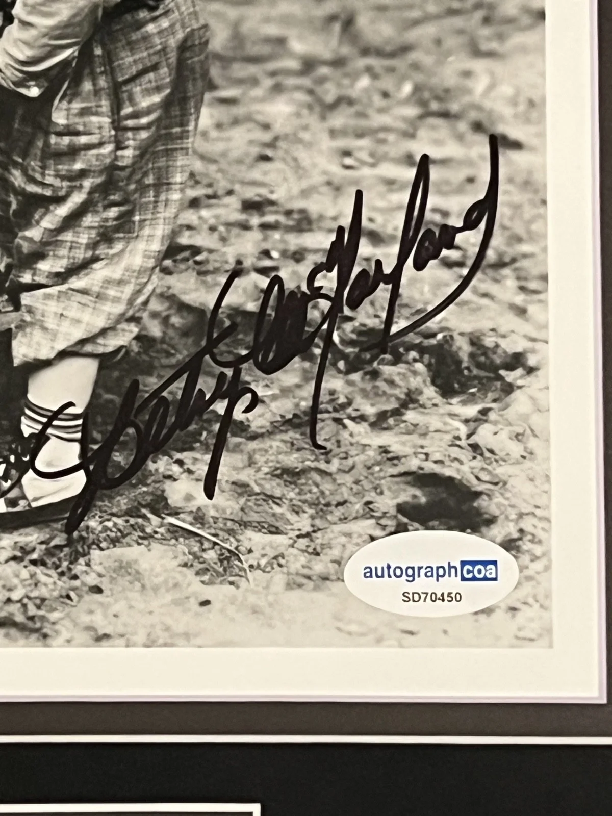 Doris Mrs Spanky Mcfarland / Betsy Mcfarland — FRAMED 11x14 LITTLE RASCALS AutographCOA signed by "Spanky's" Wife and Daughter, изображение 3
