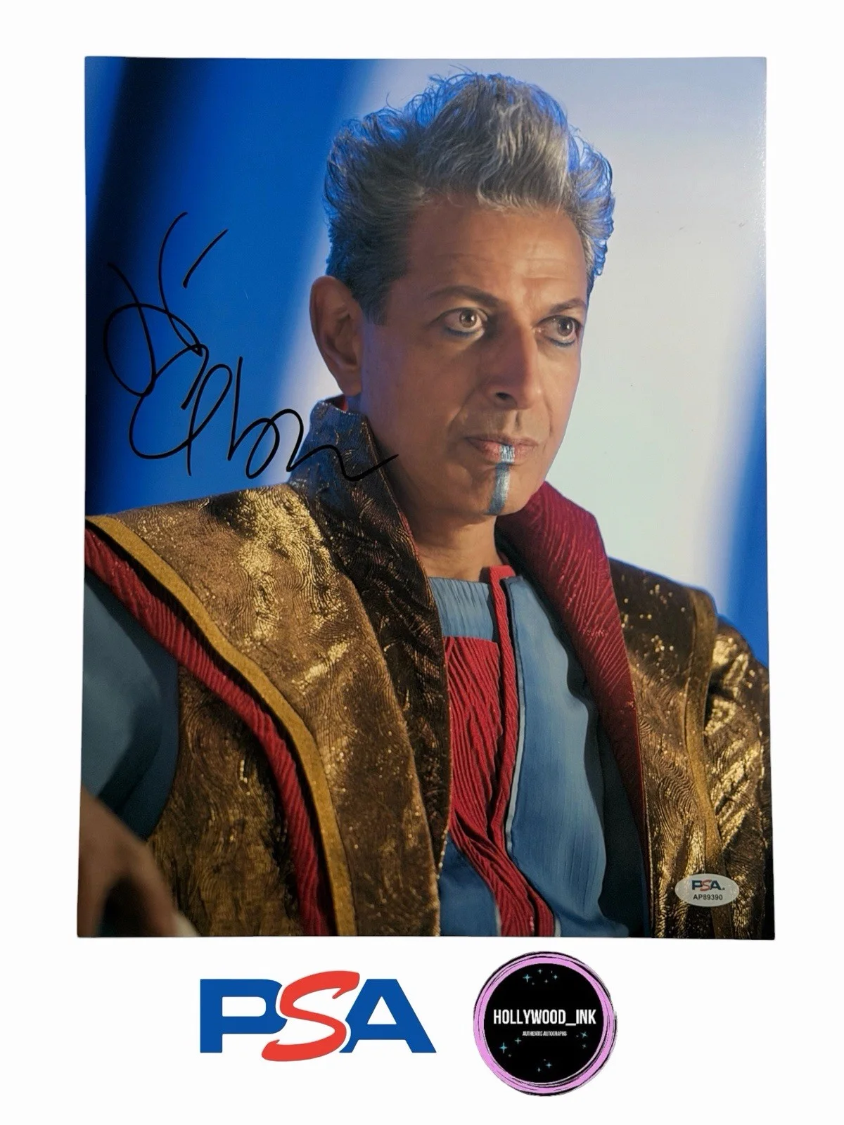 Jeff Goldblum — Jeff Goldblum Autographed Thor The Grandmaster 11x14 Photo signed PSA/DNA COA