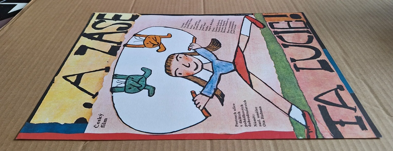 A ZASE TA LUCIE!, LUCY AGAIN!, ORIGINAL A3 CZECH MOVIE POSTER, JIRI SALAMOUN, изображение 2