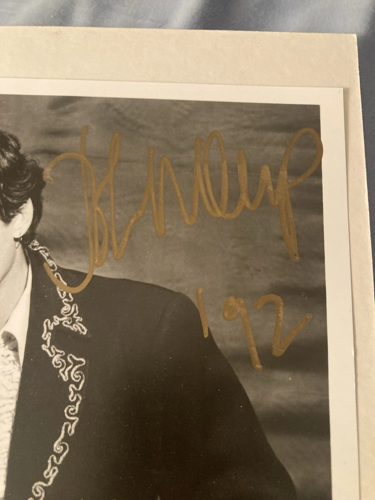 John Mellencamp Mercury Record Label Signed Photo Auto Autographed 1992, image 2