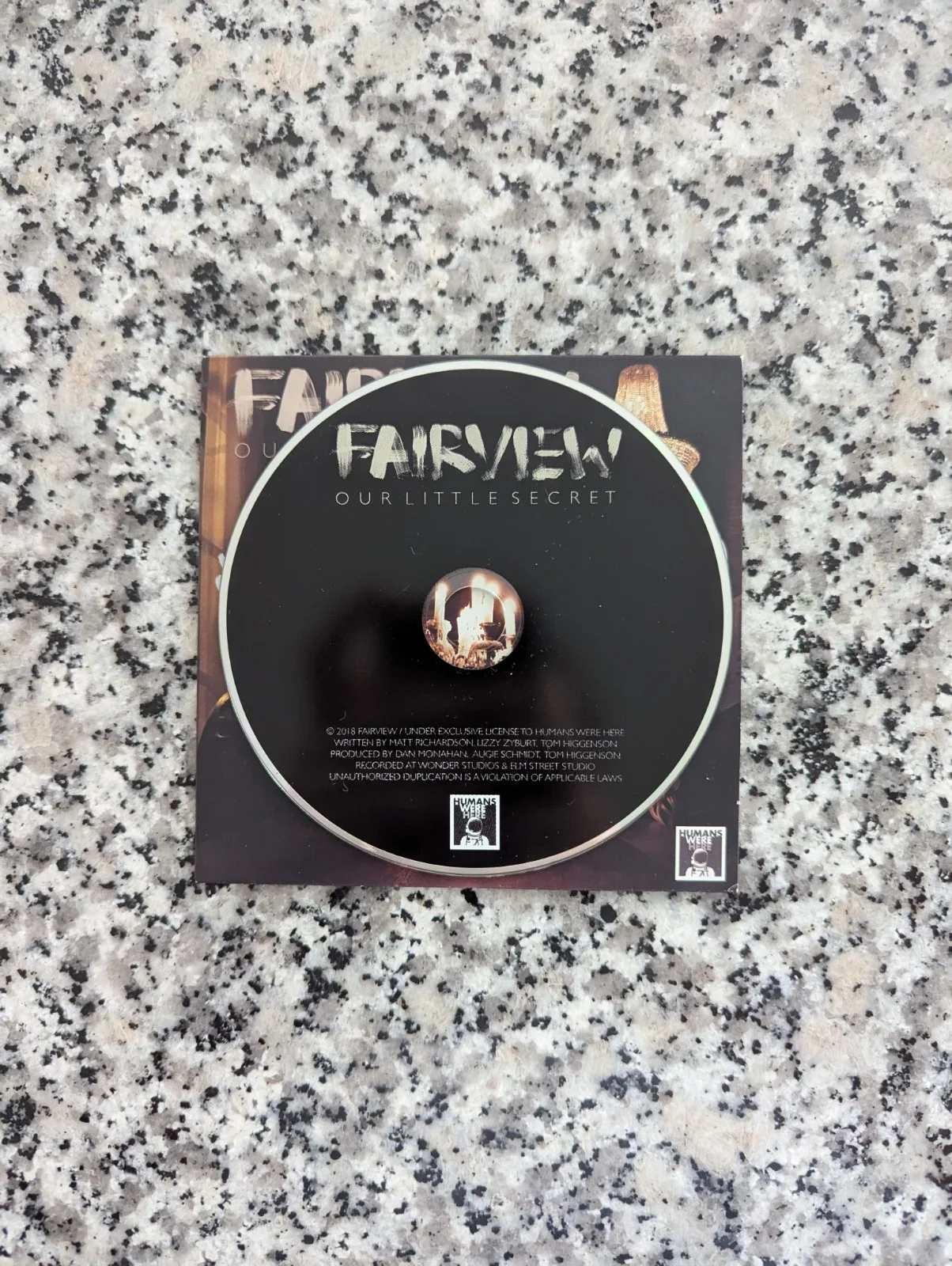 Fairview Our Little Secret Autographed CD with Signed Case, image 3