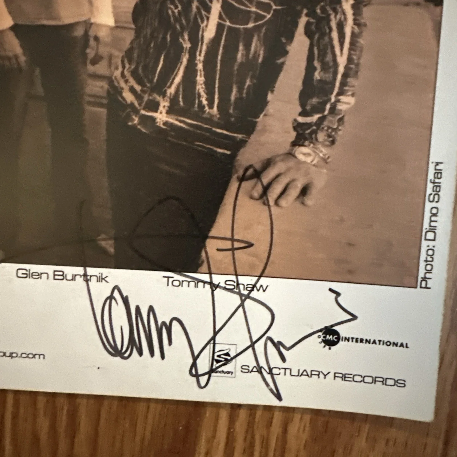 Styx Band Signed 8x10 Photo - 5 Autographs from 2003-2004 Gorge Amphitheatr, image 3
