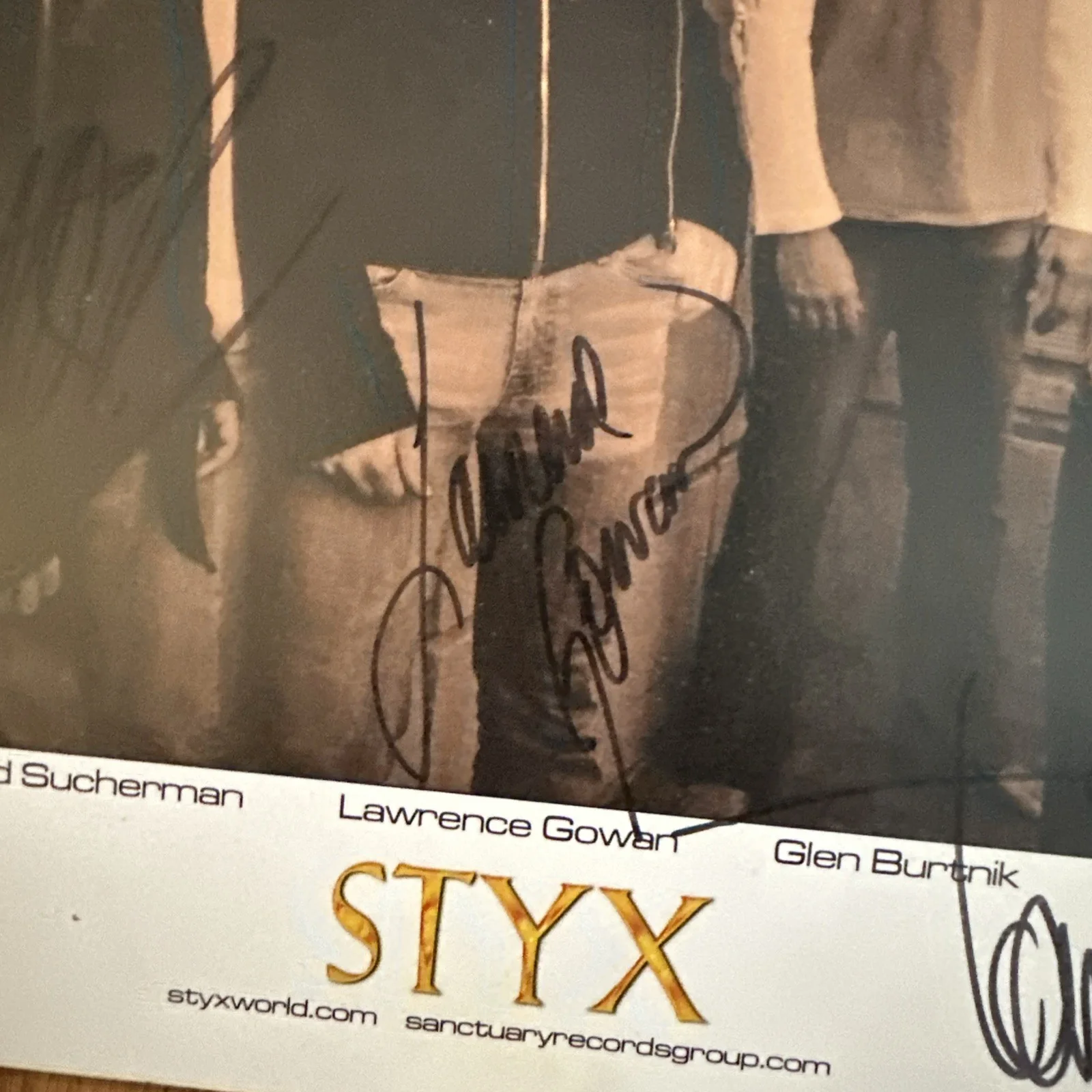 Styx Band Signed 8x10 Photo - 5 Autographs from 2003-2004 Gorge Amphitheatr, image 4