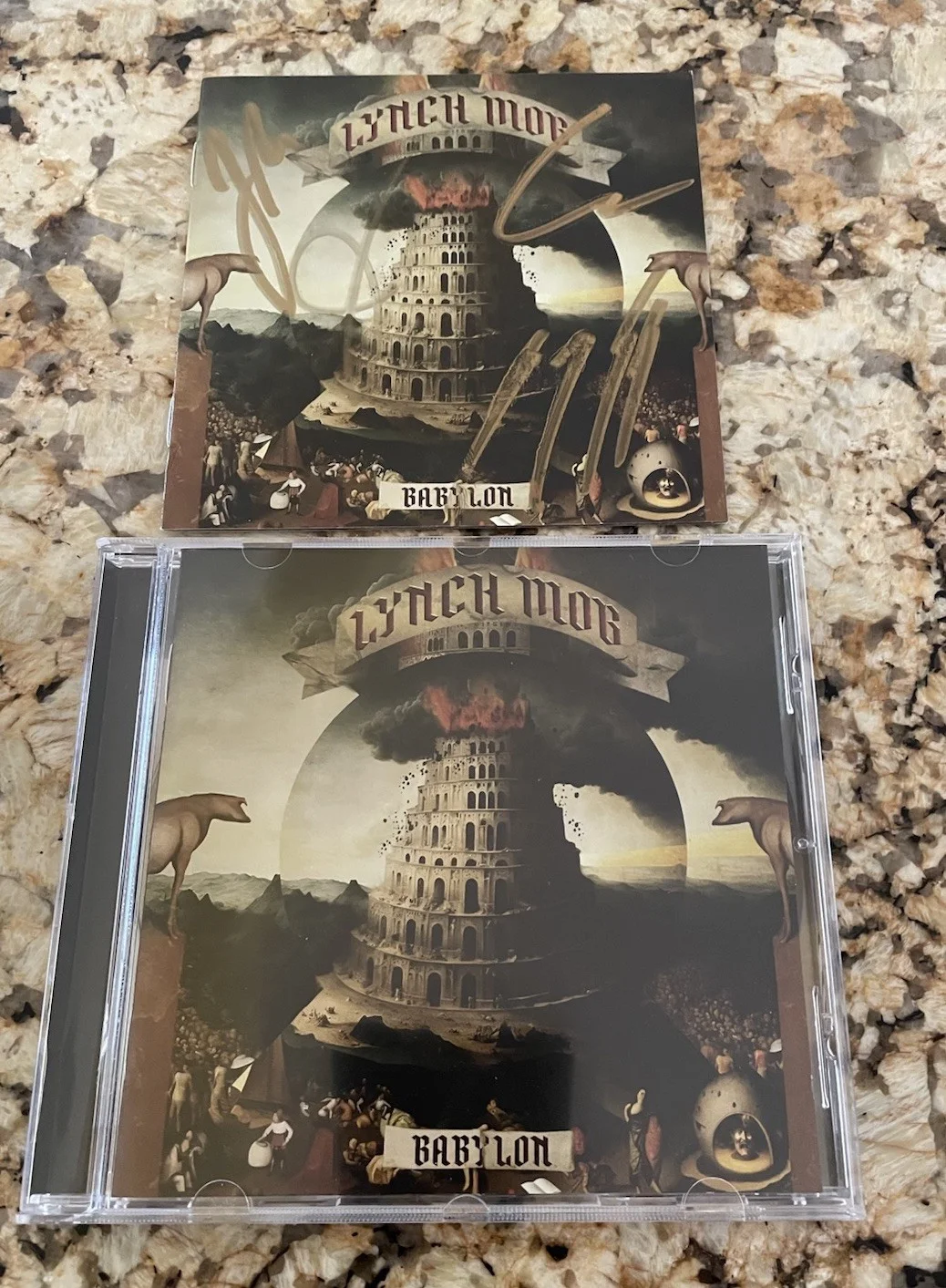 Signed By All Members Of Lynch Mob Babylon CD, image 2