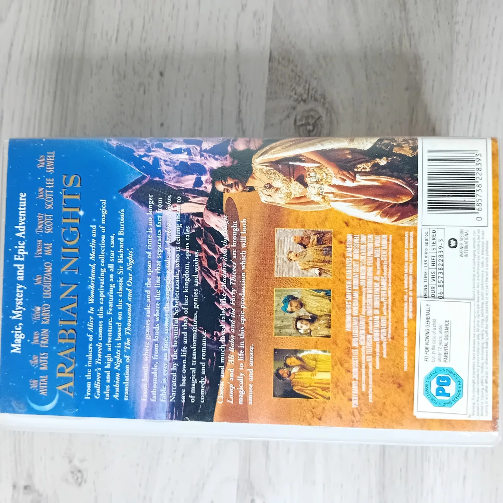 ARABIAN NIGHTS VHS TAPE -RARE RETRO MOVIE SERIES VINTAGE, изображение 3