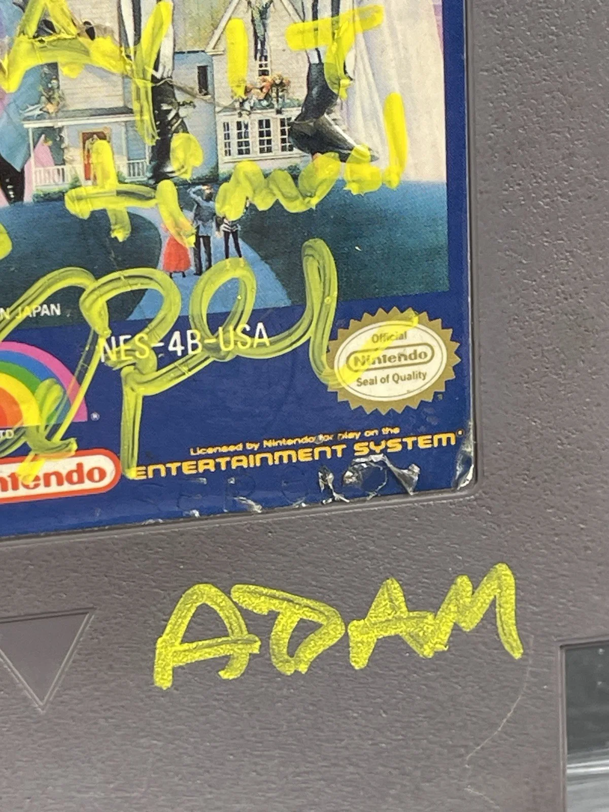 Alec Baldwin — Alec Baldwin Signed Beetlejuice NINTENDO Idea Game Cartridge “Knock 3 Times” BAS, image 3