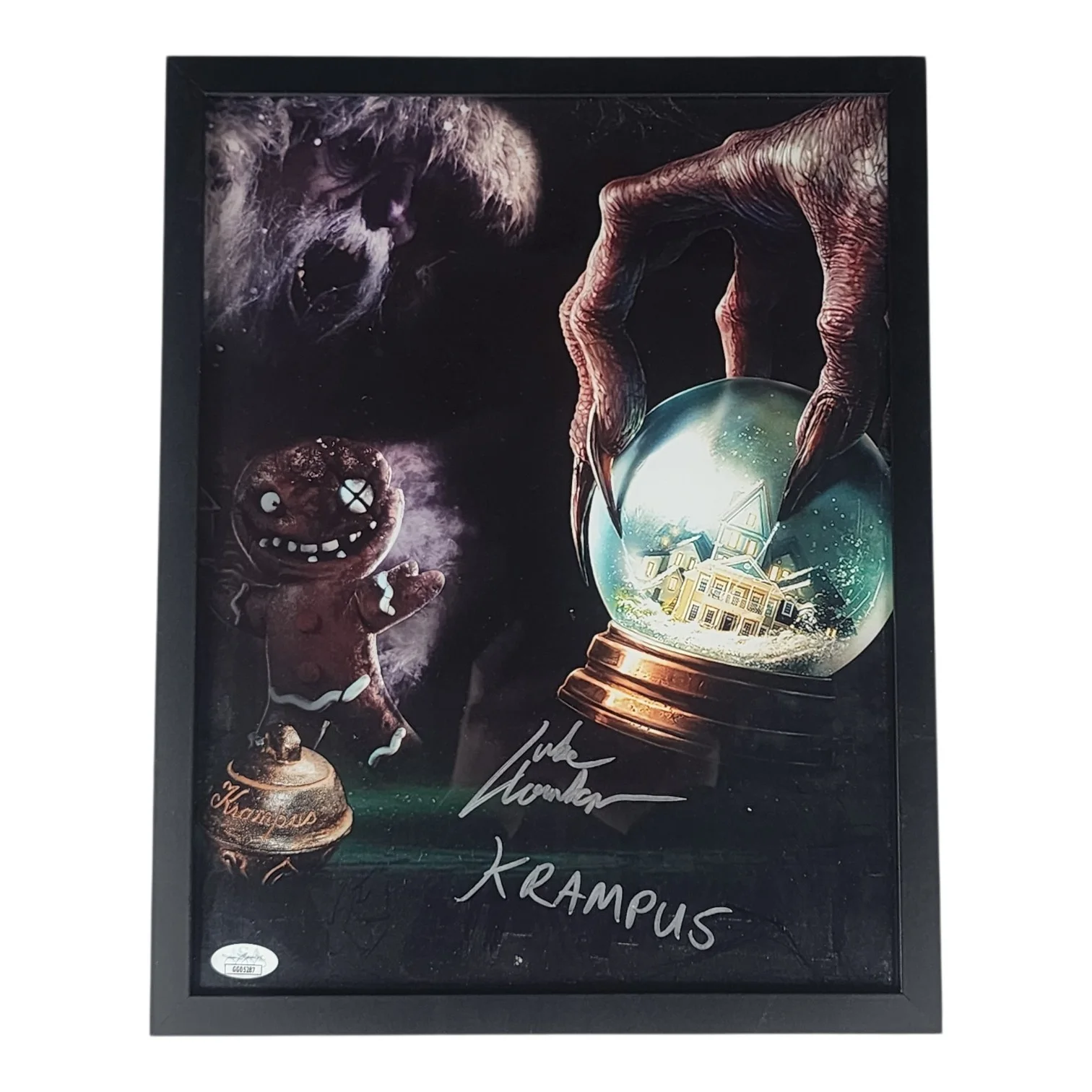 Luke Hawker — LUKE HAWKER AUTOGRAPHED SIGNED 11x14 PHOTO KRAMPUS JSA COA HORROR Framed