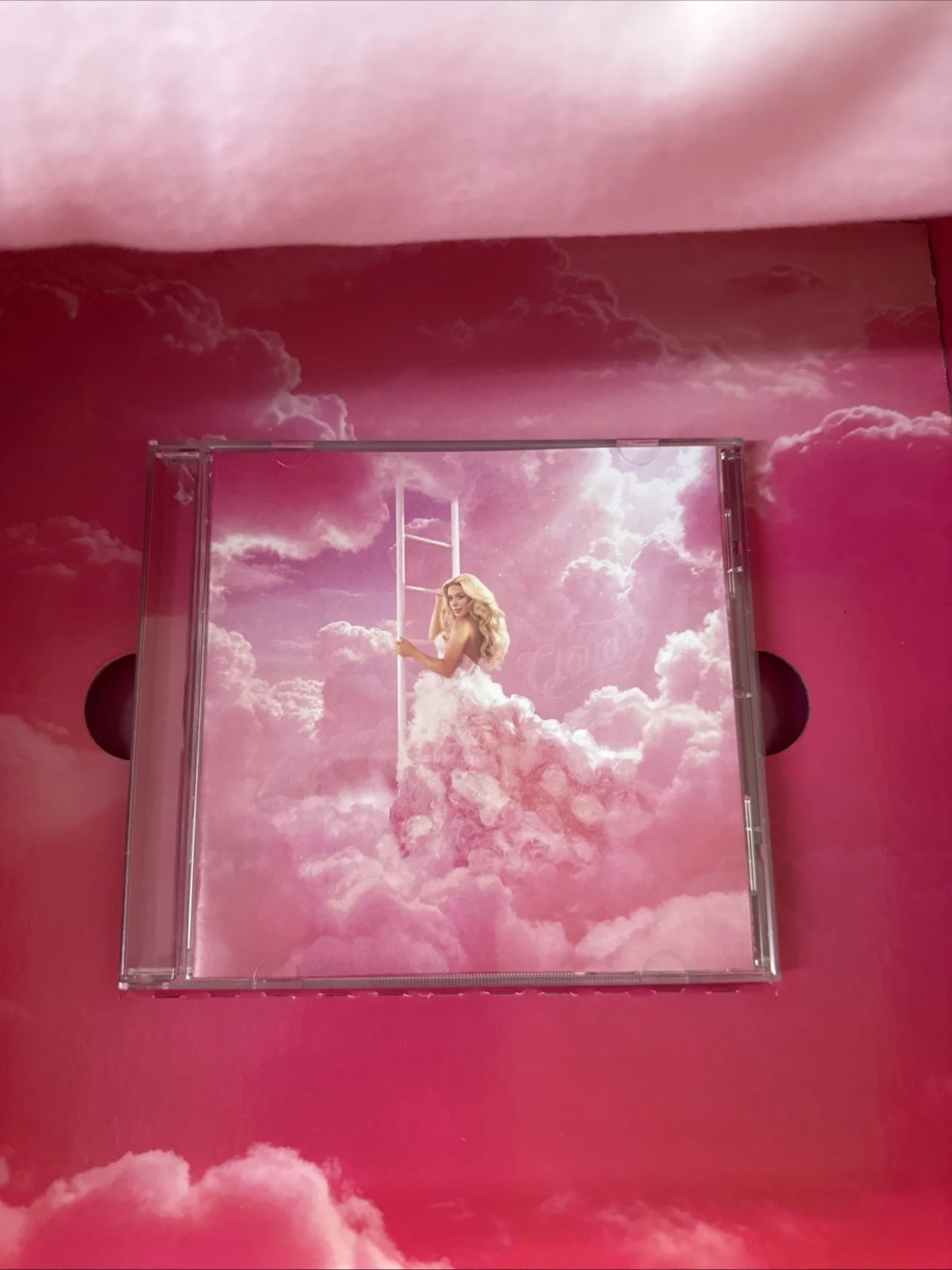 Megan Moroney Cloud 9 Medium Pink Sweatshirt + Signed CD Box, image 3