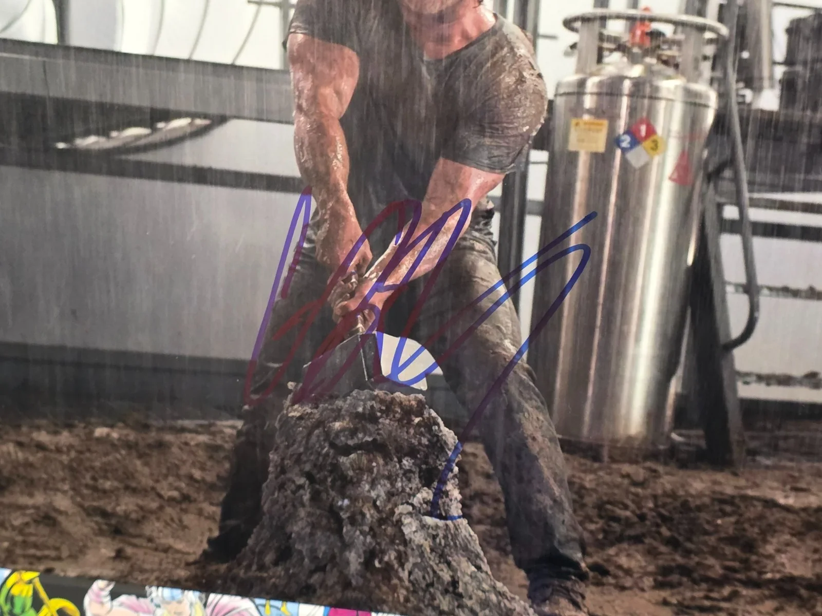 Chris Hemsworth — Chris Hemsworth - Thor Custom Matted & Framed Signed/Autographed Photo B, image 2