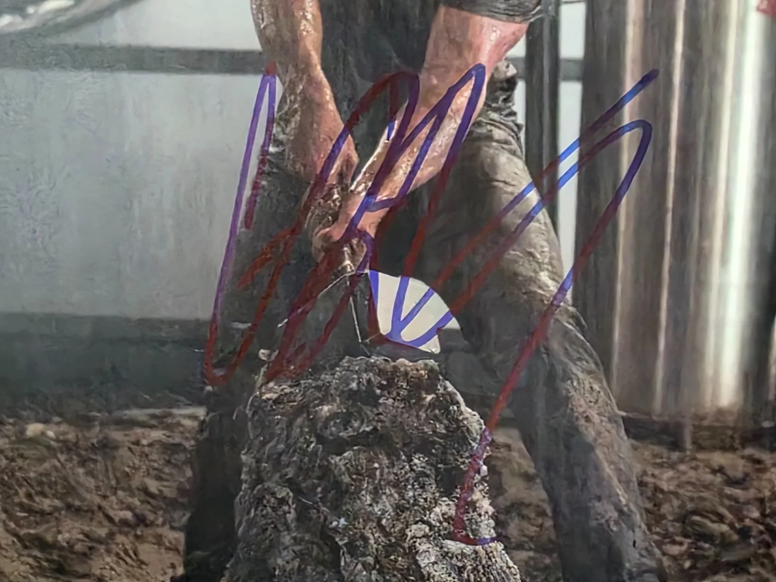 Chris Hemsworth — Chris Hemsworth - Thor Custom Matted & Framed Signed/Autographed Photo B, image 3