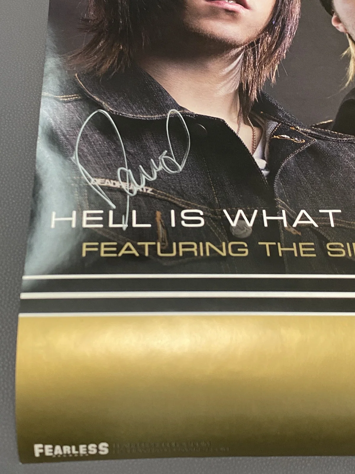 Breathe Carolina Rare Autographed Signed Poster 17x11 Hell Is What You Make It, изображение 3