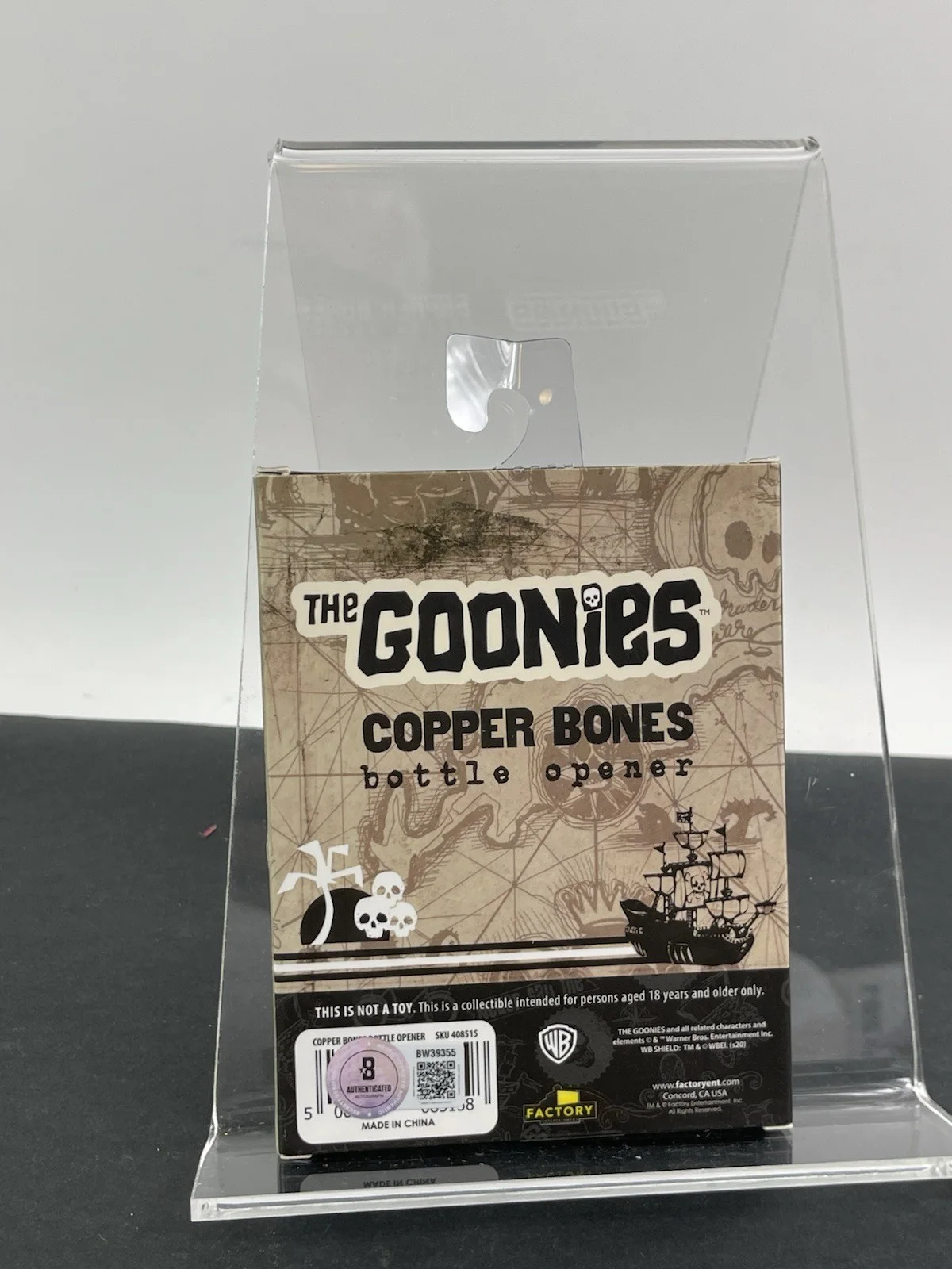 Sean Astin — Sean Astin Signed Cooper Bones Key , The Goonies Authentic Autograph Beckett, image 4