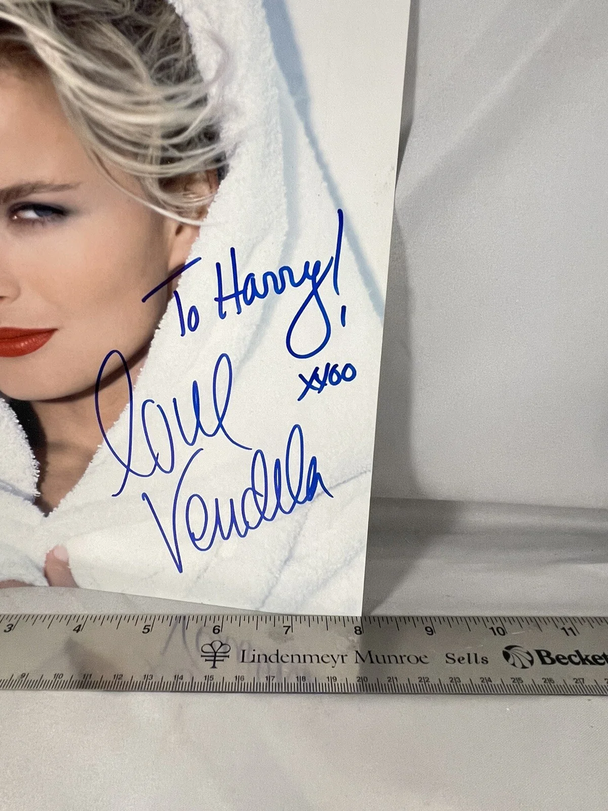 Vendela — Vendela Krisborn - Signed 8 X 10 Autograph Headshot Sports Illustrated - Model, изображение 4