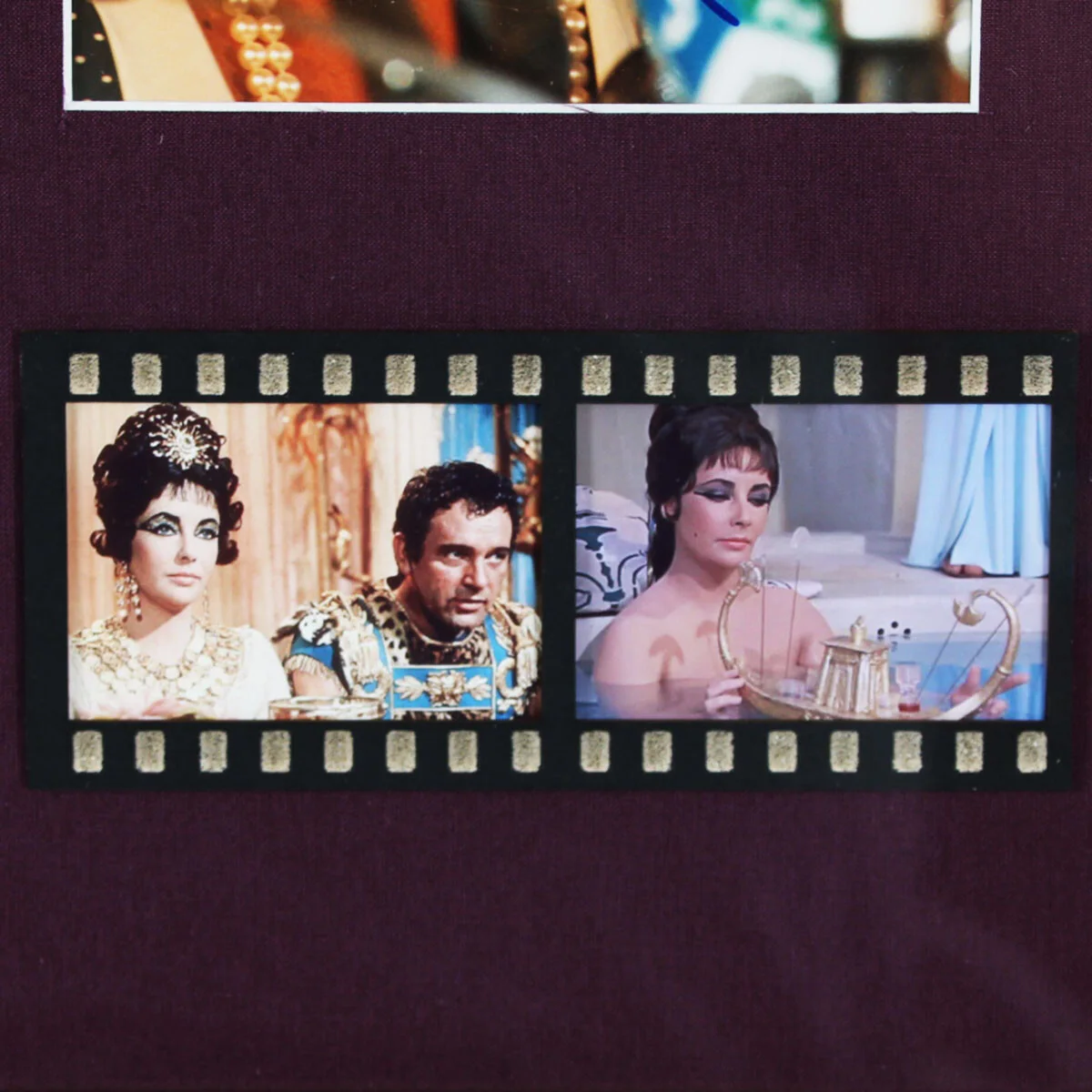 Elizabeth Taylor Signed Photo Display Cleopatra - COA JSA, image 4