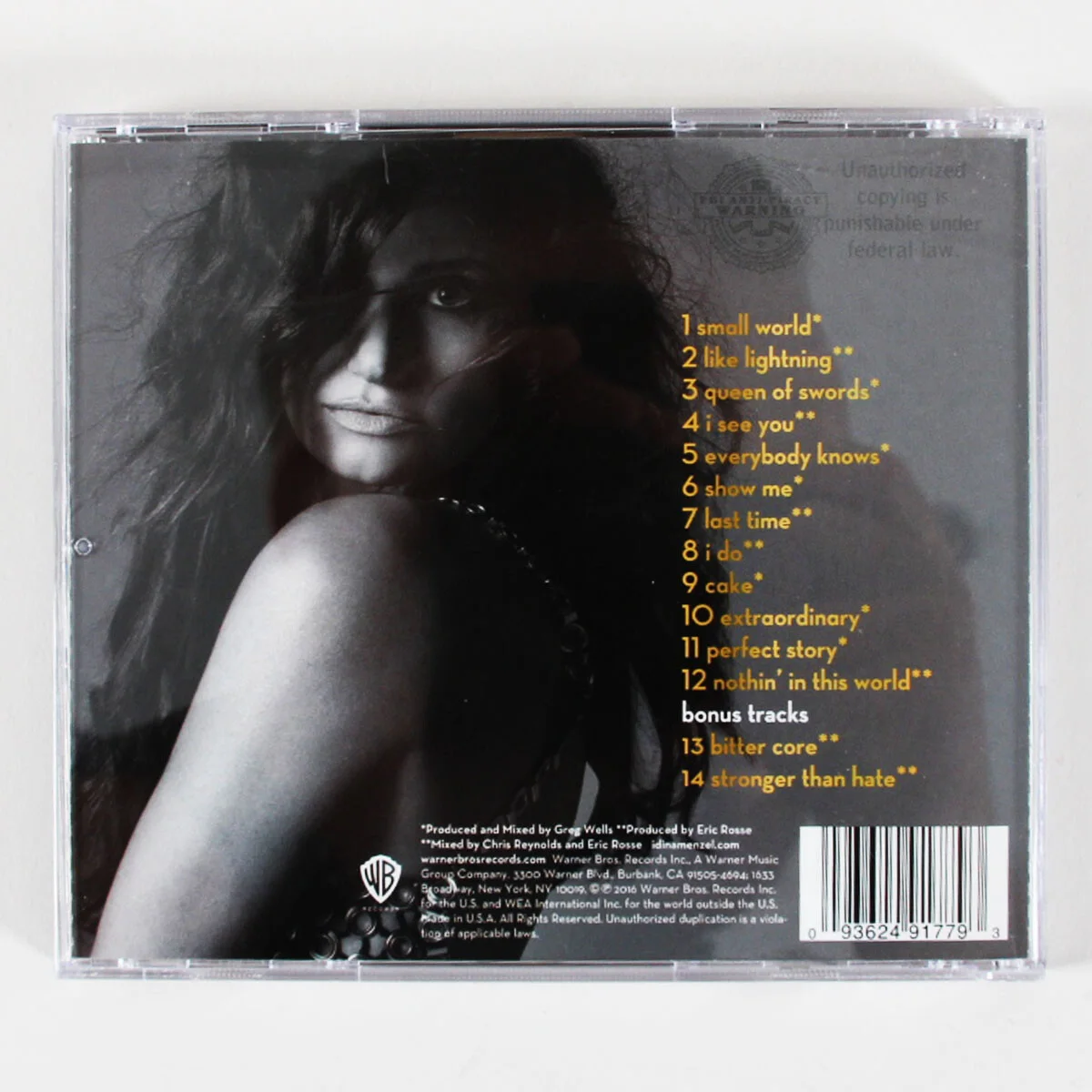 Idina Menzel Signed CD - COA JSA, image 4