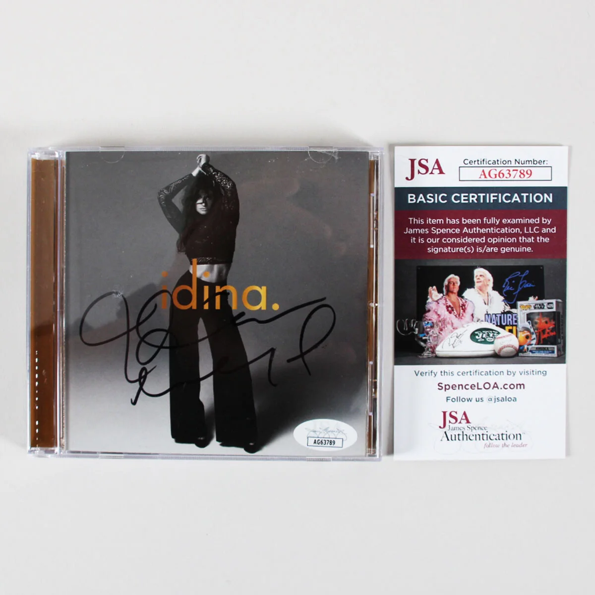 Idina Menzel Signed CD - COA JSA, image 5