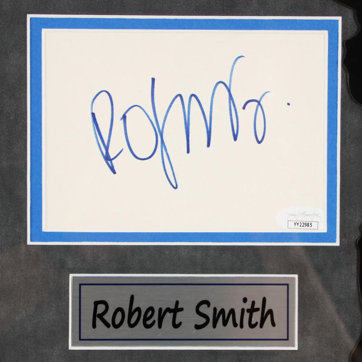 Robert Smith Signed Photo The Cure - COA JSA, image 3