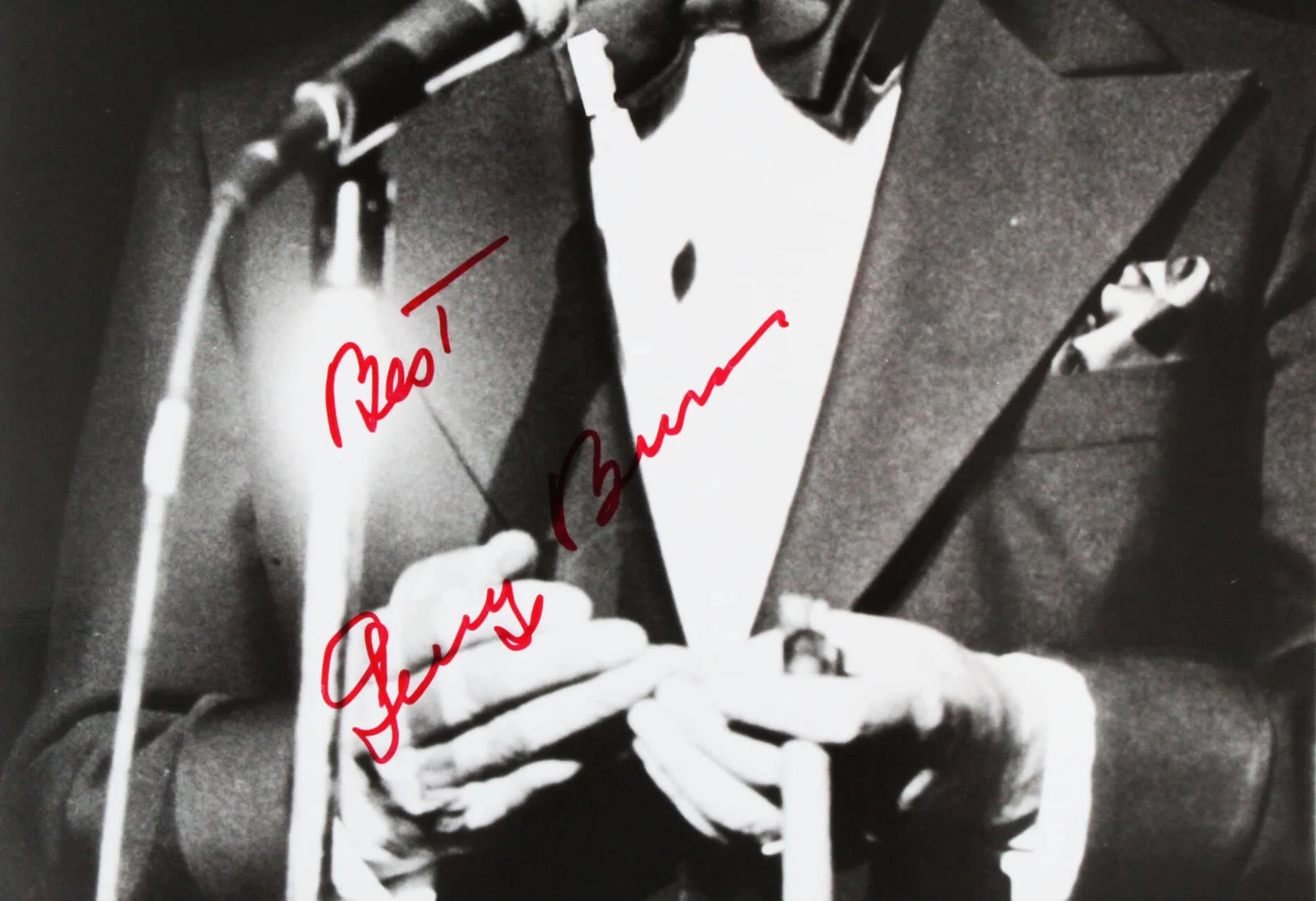 George Burns Signed Photo 8x10 - COA JSA, image 2