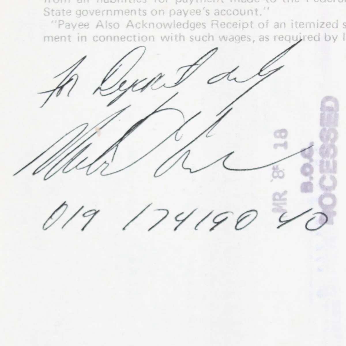 Michael Cimino Signed Check w/ 3 Photos - COA JSA, image 3