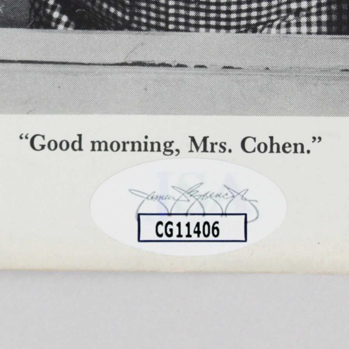 Gertrude Berg Signed Magazine Page - COA JSA, image 5