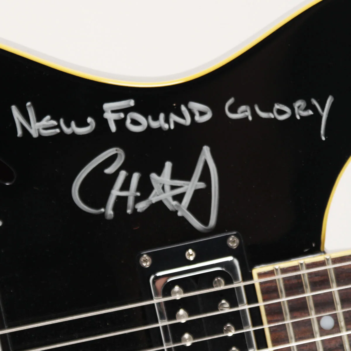New Found Glory Band Signed Guitar - COA JSA, image 2