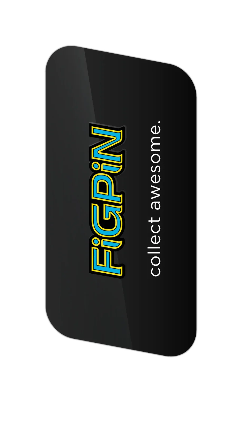 FiGPiN Blue & Yellow on Black Logo Pin (L63), изображение 2