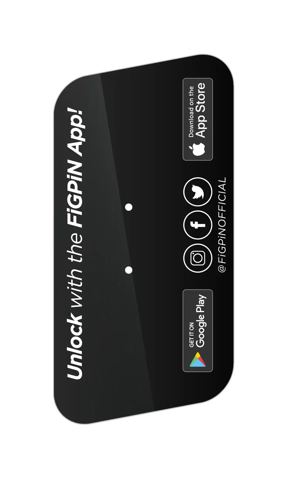FiGPiN Blue & Yellow on Black Logo Pin (L63), изображение 4