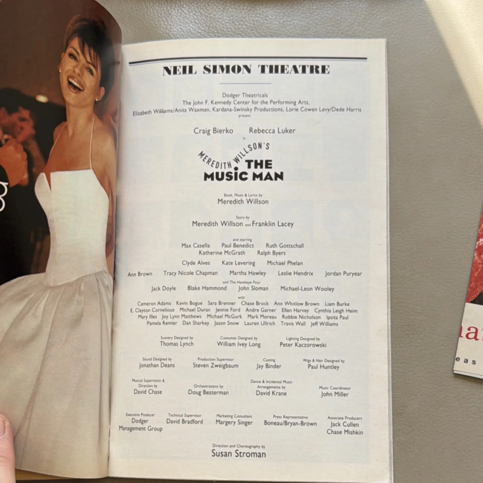 Paul, Carl — Original The Music Man Playbill Signed Neil Simon Theatre Autographed, изображение 3