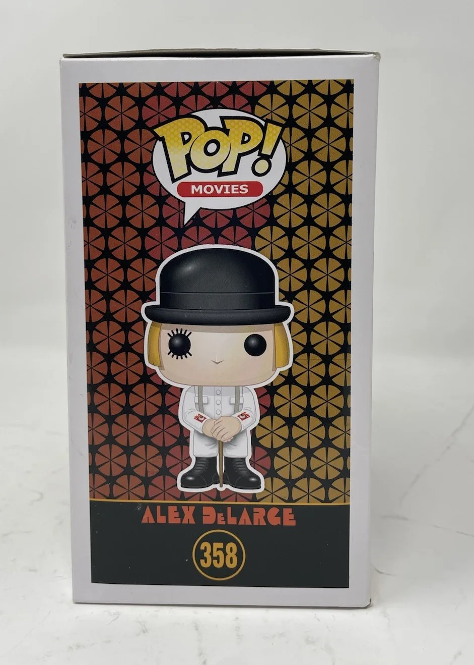 Malcolm McDowell — Malcolm McDowell Signed A Clockwork Orange Alex DeLarge Funko Pop #358 BAS COA, image 5