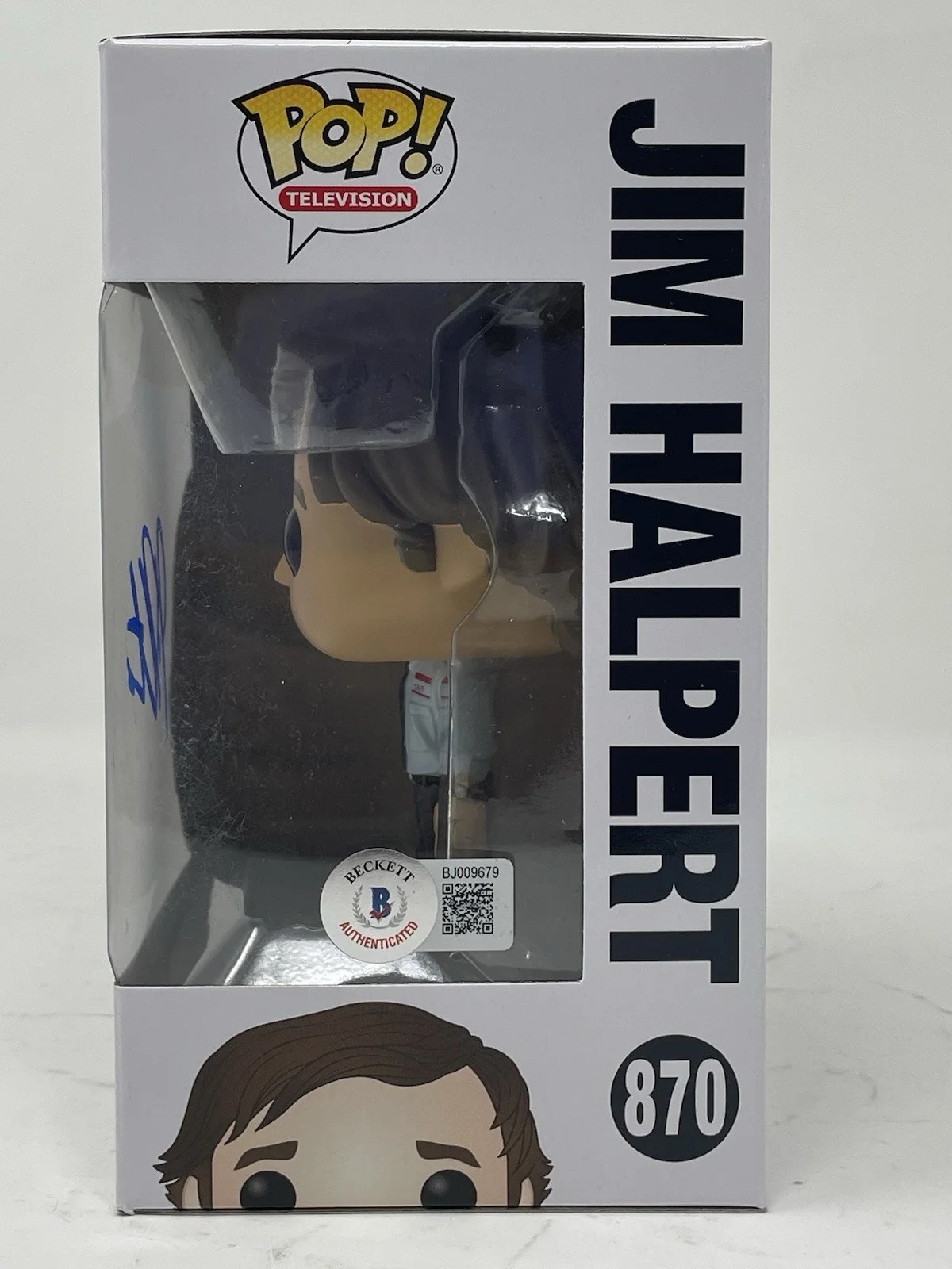 John Krasinski — John Krasinski The Office Signed Autograph Jim Halpert Funko Pop 870 Beckett COA, изображение 3