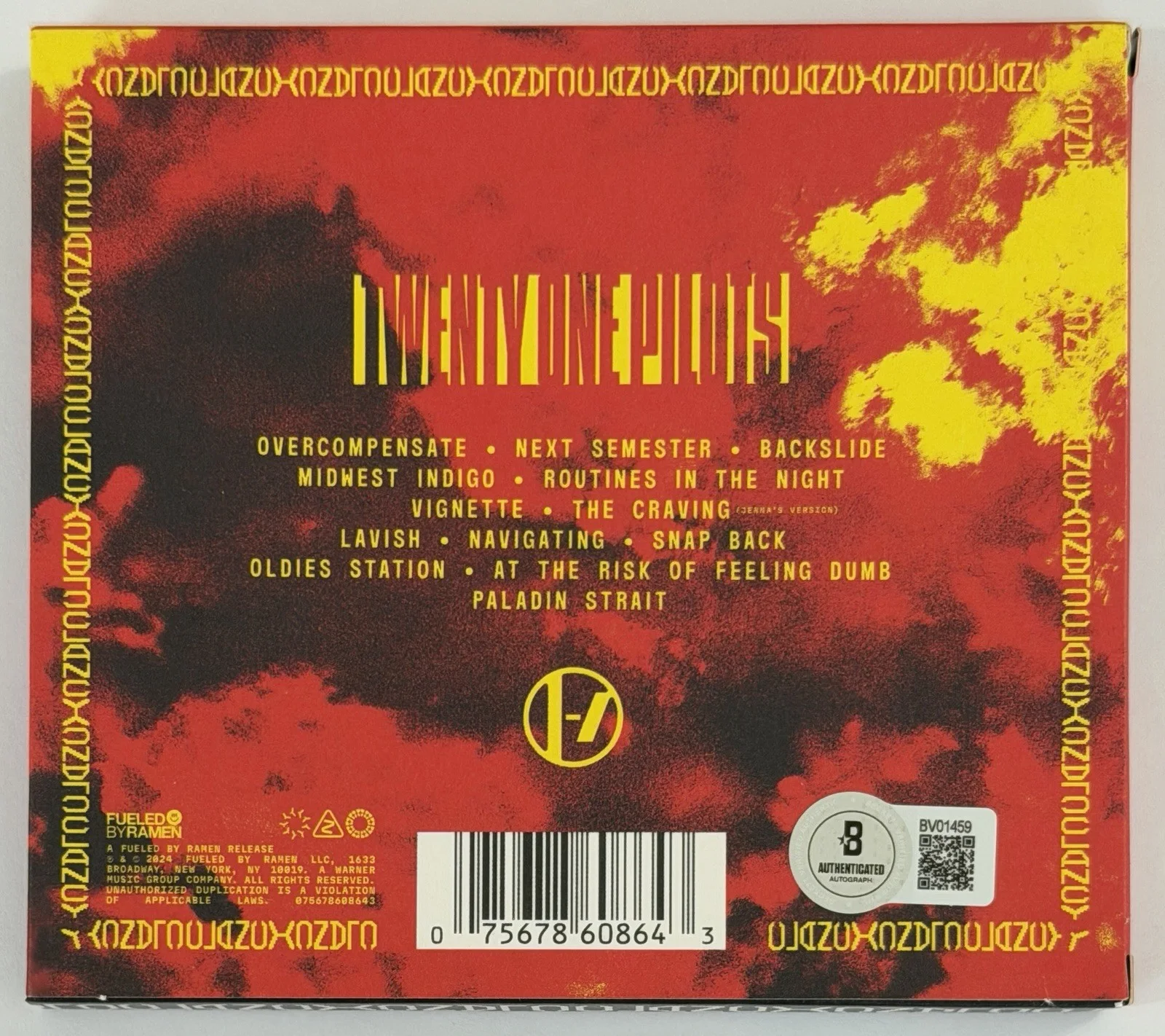 Dual SIGNED Twenty One 21 Pilots Clancy CD Cover BAS Beckett COA Autograph Auto, image 3