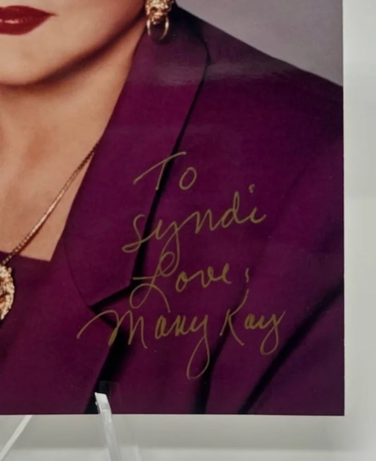 Mary Kay Ash Founder Signed Autograph Color Photo Picture, image 2