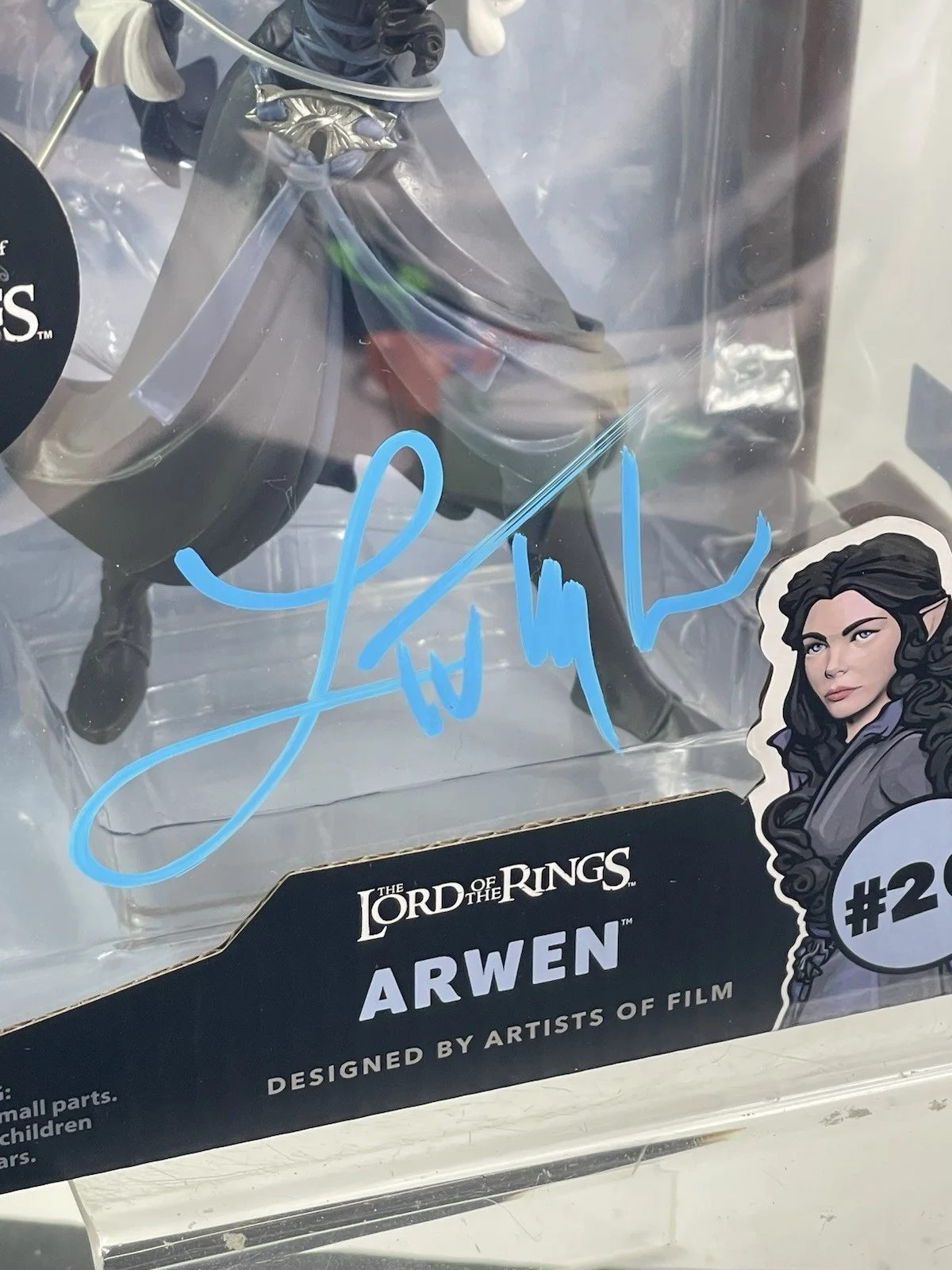 Liv Tyler — Liv Tyler Hand Signed Arwen LOTR “ If You Want Him Come And take Him” Beckett