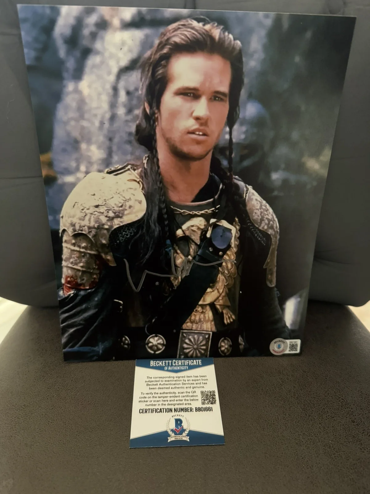 Val Kilmer — 💥 Val Kilmer Signed Autographed 8x10 Photo Madmartigan Beckett BAS COA Rare RIP, image 2
